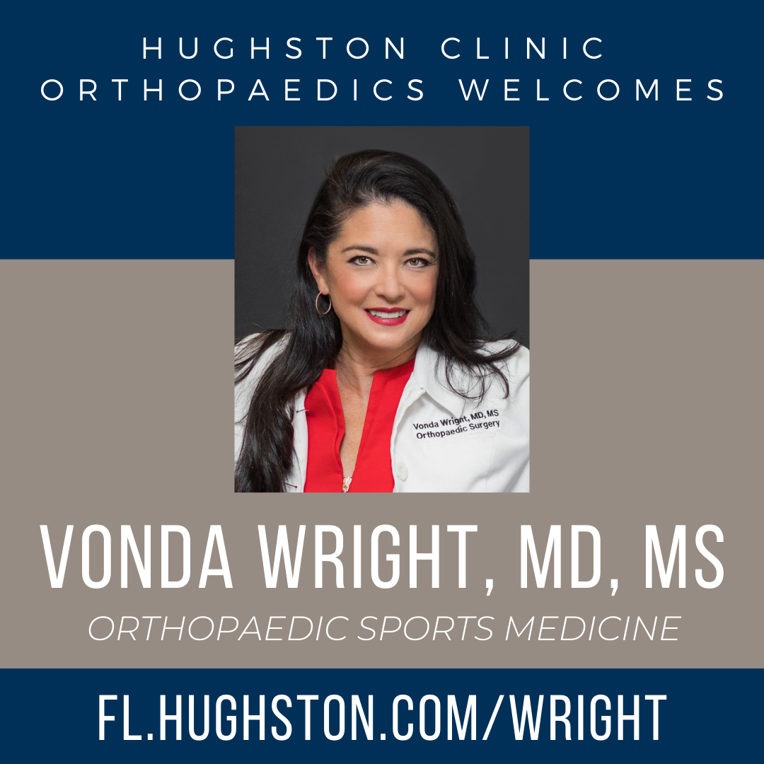 Hughston Clinic welcomes Vonda Wright, MD, MS, FAOA